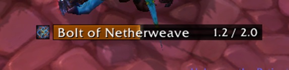 Castbar z ElvUI
